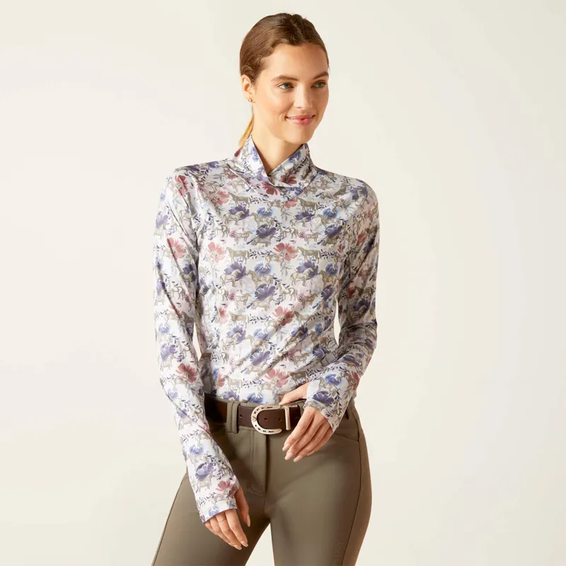 Ariat Women's Lowell Wrap Base Layer - Equine Floral